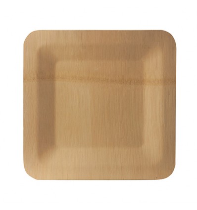 Тарелка из бамбука 10 шт