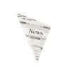 Бумажный уголок для картошки фри "Newsprint" (1000 шт)