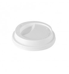 Крышка белая для стакана PC8OZ (100 шт)