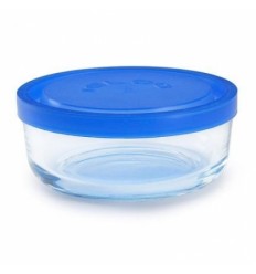 Container din sticlă cu capac de plastic "Coppa"
