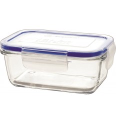 Container din sticlă cu capac de plastic "Coppa"