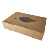 Коробка Kraft с окошком из PLA (10 шт)