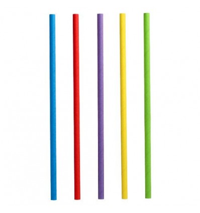Трубочка разноцветная (100 шт)
