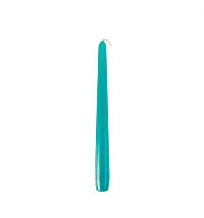 Свеча бирюзовая Ø 2,2 cm · 25 cm (50шт)