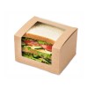 Упаковка для сэндвичей «Square cut sandwich box» (25 шт)