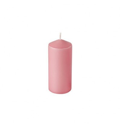 Свеча розовая Ø 40 mm · 90 mm