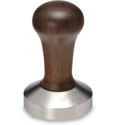 Coffee tamper convex  58mm wood hand brown Motta