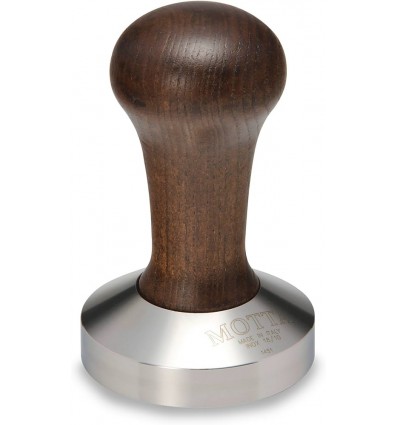 Coffee tamper convex  58mm wood hand brown Motta