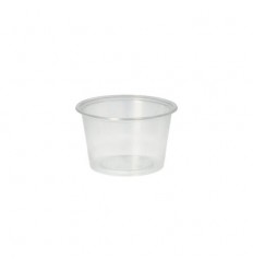 Bol din plastic cu capac 100 ml d 7.1*4.3 cm 50 buc