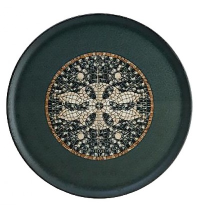 Mesopotamia Mosaic Anth Gourmet Flat Plate 32 cm