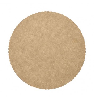 Farfurie de tort  rotunda Ø 28 cm maro 100 buc