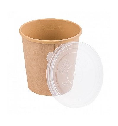 Bol pentru supă 520 ml + capac (25 buc)