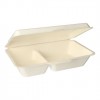 Caserola 2-sec din trest de zahar 6.5*24*15.5 cm 25  buc