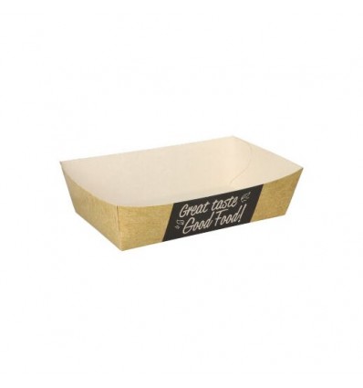 Лоток "Fast-Food Kraft" 8.5*13.5cm (50шт)