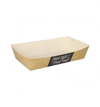 Лоток Fast-Food Kraft 10.5*17cm (50шт)