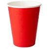 Pahar din hartie 300ml rosu (50buc)