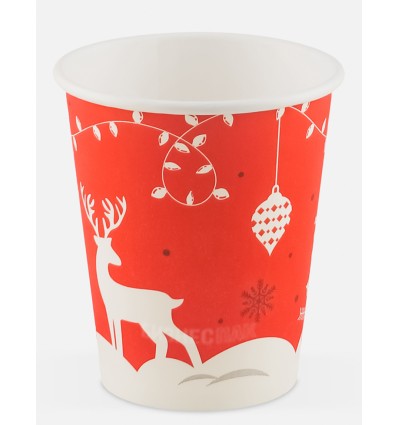 Pahar Xmas 250ml (50buc)