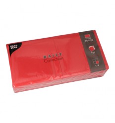 Șervețele de hârtie rosu 32 x 32 150 buc