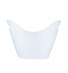 Frapiera pt sampanie alb "frosted" 36*26 cm 7 l PS Rk