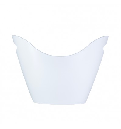 Frapiera pt sampanie alb "frosted" 36*26 cm 7 l PS Rk