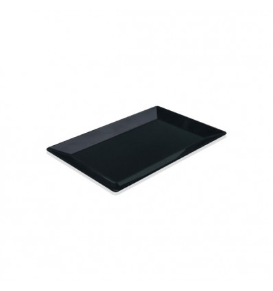Farfurie drept/a 18*28 cm negru 1 buc PC