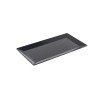 Farfurie drept/a 18*34 cm negru 1 buc PC