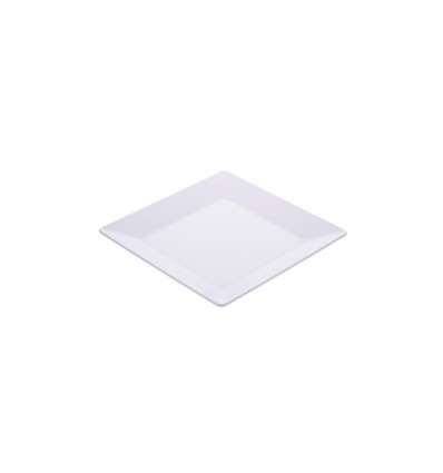 Farfurie drept/a 18*18 cm alb 1 buc PC