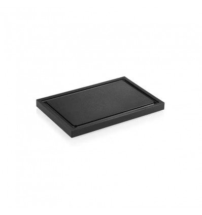 Blat de taiat din plastic negru 30*20*2 cm