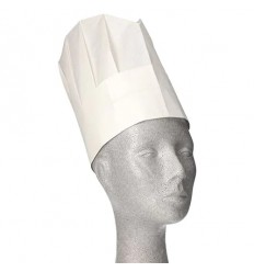 Căciulă de bucătar din hârtie 10 buc