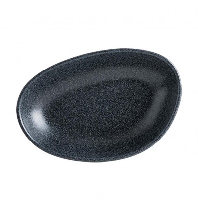 Graphite Vago Oval plate 15*8.5 cm