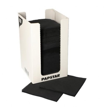 Servetele negru 20*20cm 100buc