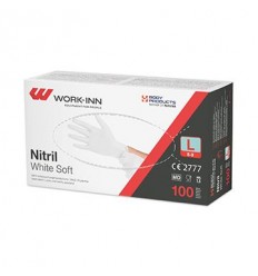 ManusI nitril alb  100buc  L