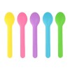 Lingura pt inghetata din hartie multicolor 13cm 100buc