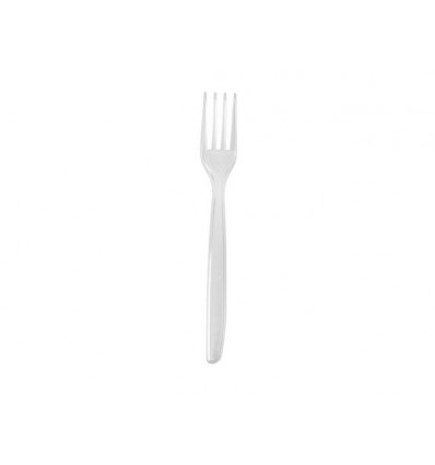 Furculite din plastic transparente 18.5cm 50buc