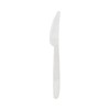 Нож пластиковый (прозрачный) 18.5cm (50шт)