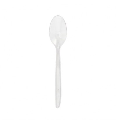 Ложка пластиковая (прозрачная) 18.5cm (50шт)