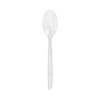 Ложка пластиковая (прозрачная) 18.5cm (50шт)