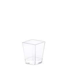 KUBIK MINI DESSERT 60 cc PS TRANSPARENT