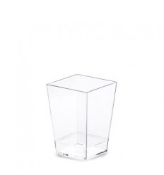 KUBIK MINI DESSERT 60 cc PS TRANSPARENT