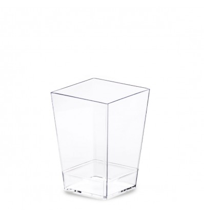 KUBIK MINI DESSERT 60 cc PS TRANSPARENT