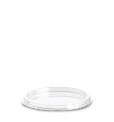 FLAT LID WITHOUT HOLE PET TRANSPARENT FLY