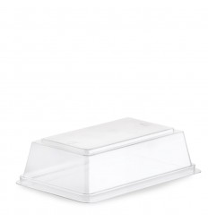 DOME LID PET TRANSPARENT