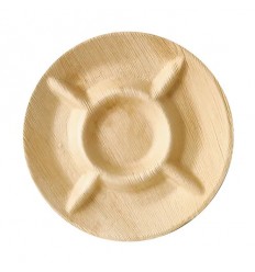 Тарелка закусочная из пальмового листа 24cm (6шт)