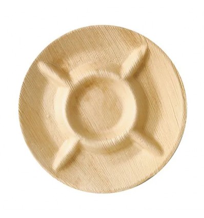 Тарелка закусочная из пальмового листа 24cm (6шт)