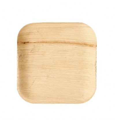 Тарелка из пальмового листа 18*18cm (25шт)