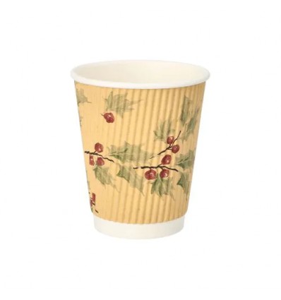 Pahare Kraft ondulat 200ml 25buc